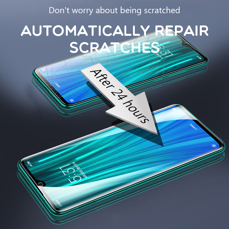 Bakeey-HD-Full-Cover-Hydrogel-TPU-Film-Anti-Scratch-Soft-Front--Rear-Screen-Protector-for-Xiaomi-Red-1596722-5